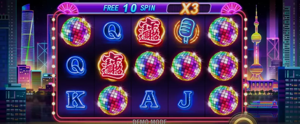 Night city free spin symbol